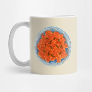 Fusilli pasta watercolour painting Mug